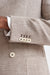 Light Brown Wool & Linen Kenton Jacket Amalfi Trend - View Five