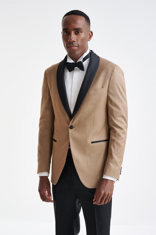 Camel Cashmere & Cotton Kenton Tuxedo