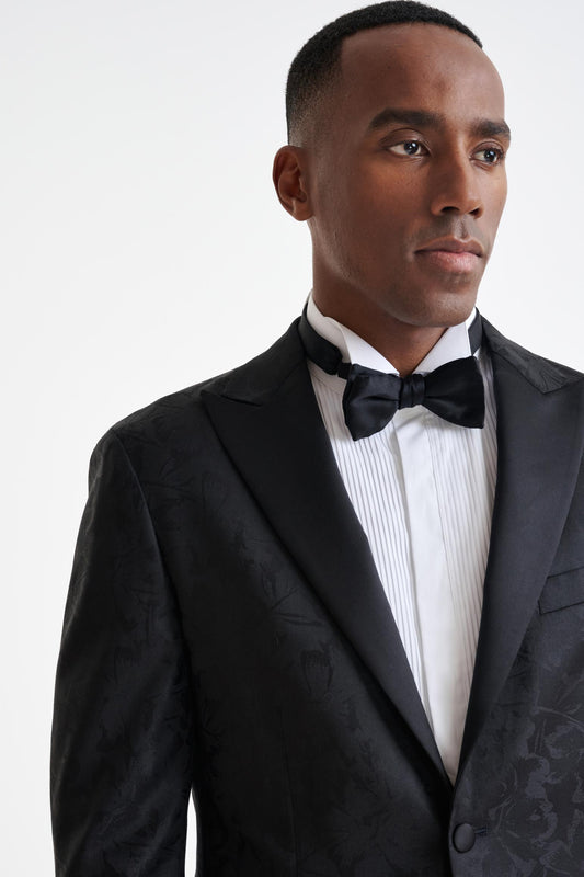 Black Wool Kenton Tuxedo Lifestyle