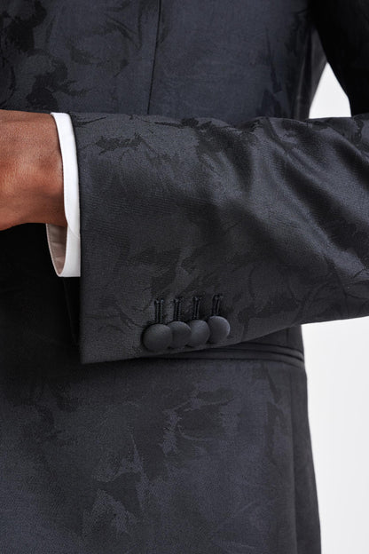 Black Wool Kenton Tuxedo Lifestyle - View Five