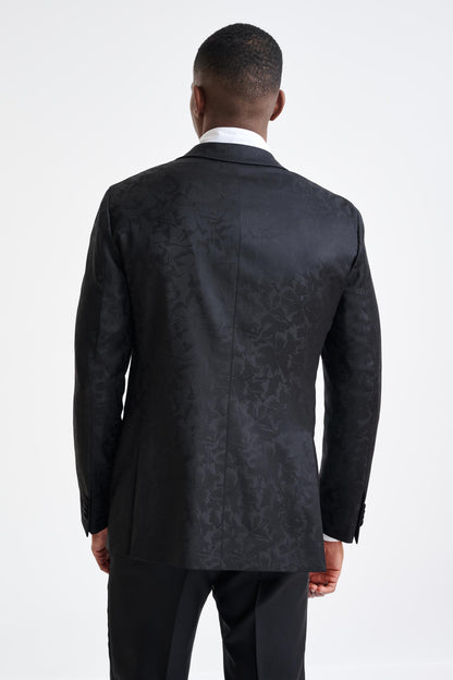 Black Wool Kenton Tuxedo Lifestyle - View Eight