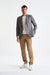Check Grey Super 130's Wool Soho Jacket Mosaic - View Two