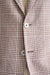 Brown Off White Linen & Wool Kenton Jacket Amalfi Trend - View Four