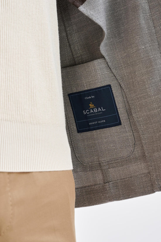 Grey Wool & Silk Kenton Jacket Amalfi Trend - View Five