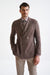 Brown Wool & Silk Kenton Jacket Amalfi Trend - View One