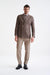 Brown Wool & Silk Kenton Jacket Amalfi Trend - View Two