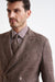 Brown Wool & Silk Kenton Jacket Amalfi Trend - View Three