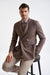 Brown Wool & Silk Kenton Jacket Amalfi Trend - View Eight