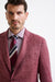 Raspberry Wool & Silk Kenton Jacket Amalfi Trend - View Three