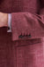 Raspberry Wool & Silk Kenton Jacket Amalfi Trend - View Four