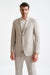 Beige 100% Wool Kenton Jacket Lifestyle - View One