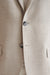 Beige 100% Wool Kenton Jacket Lifestyle - View Four
