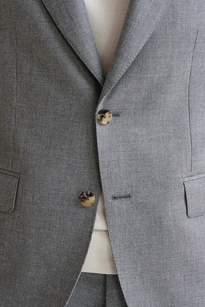 Grey Wool & Cotton Soho Jacket Lifestyle - View Five