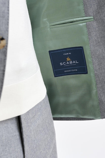 Grey Wool & Cotton Soho Jacket Lifestyle - View Seven