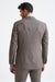 Brown Wool Super 100's Soho Jacket Lifestyle - View Eight