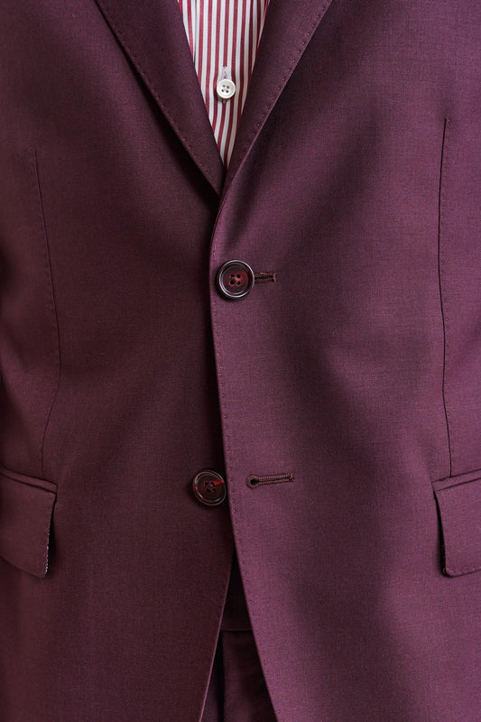 Red 100% Wool Kenton Jacket Capri Image 4