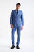 Check Blue Super 130's Wool Soho Jacket Mosaic - View Two