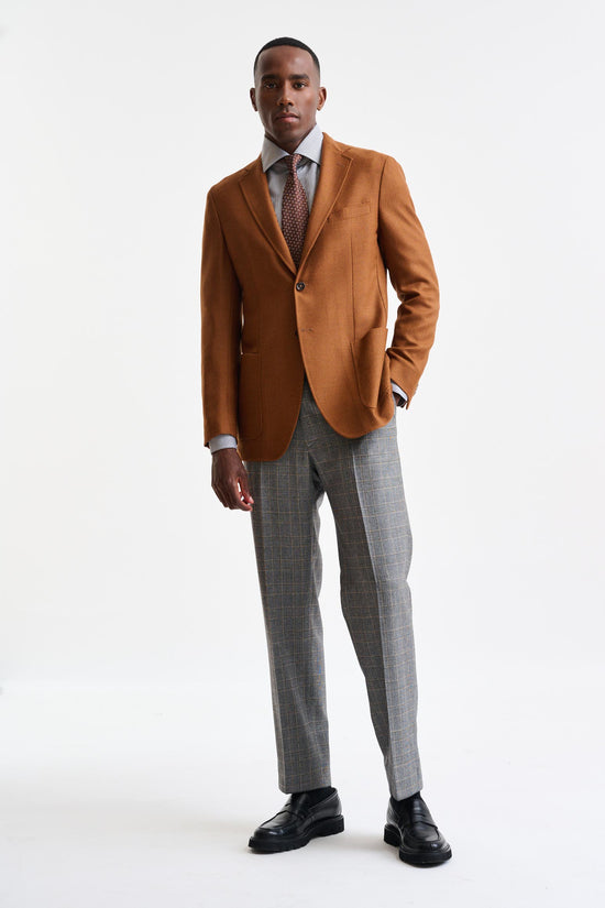 Camel Brown Wool Kenton Jacket Trend - Image 2