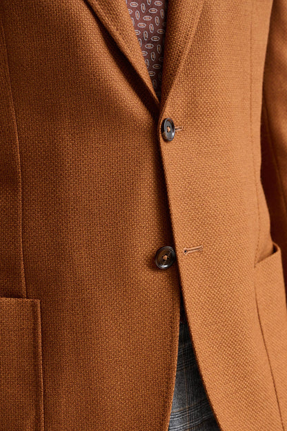 Camel Brown Wool Kenton Jacket Trend - Image 5