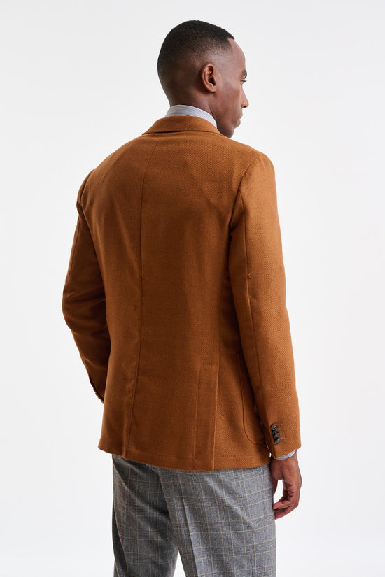 Camel Brown Wool Kenton Jacket Trend - Image 7