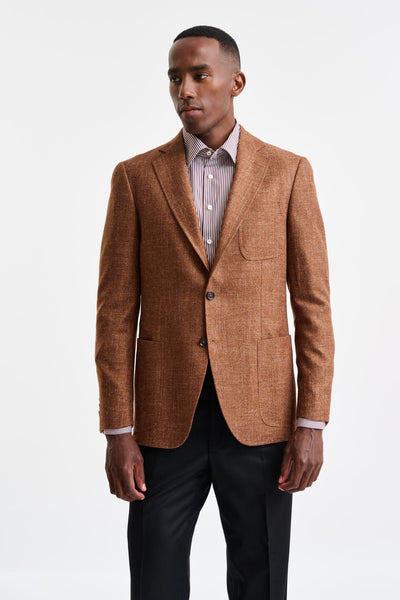 XmasセールScabal 120'sウール カシミヤ混 ネイビーストライプ WINTER SALE – Scabal