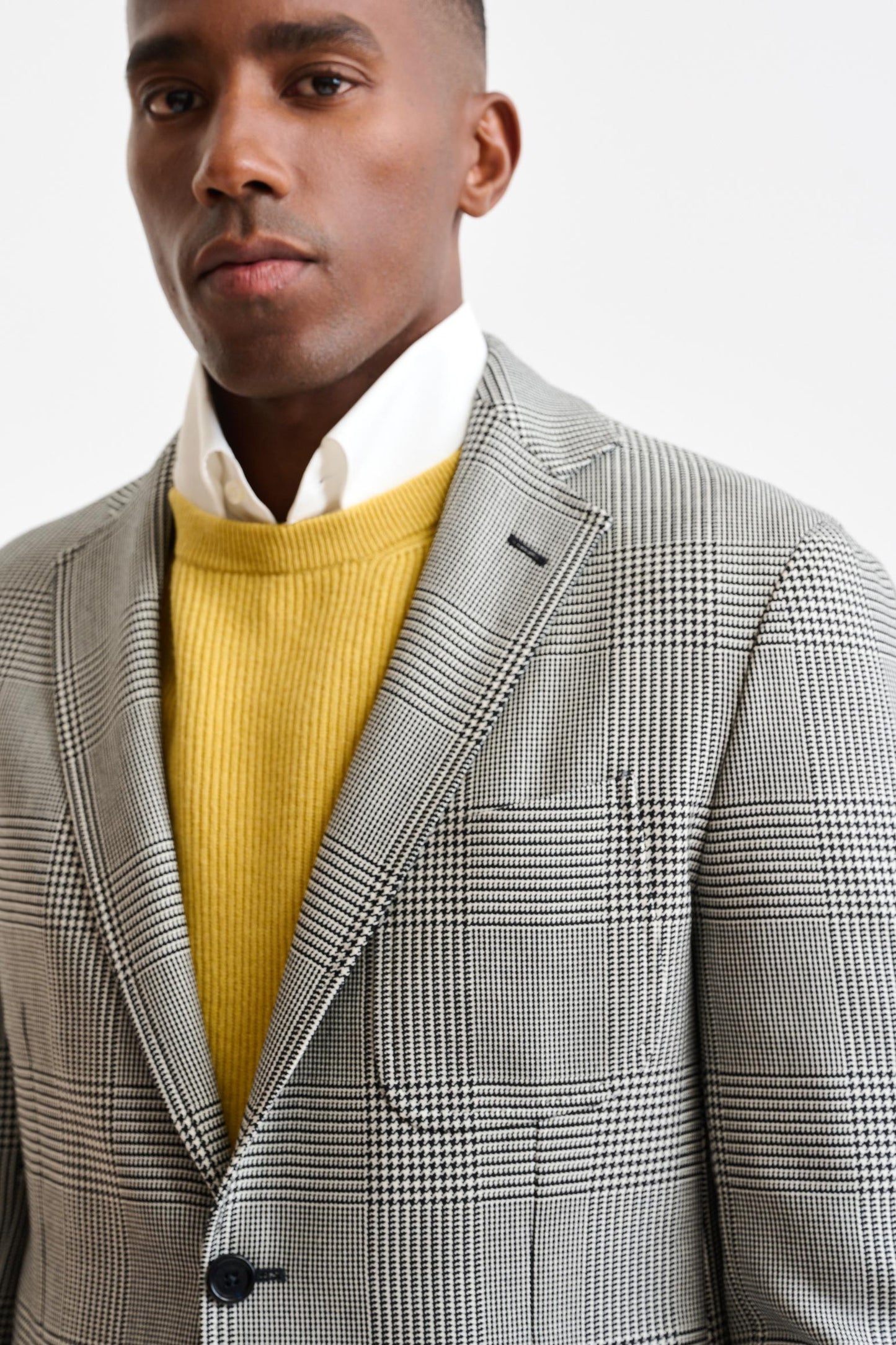 Black & White Check Wool Kenton Jacket Trend - Image 3