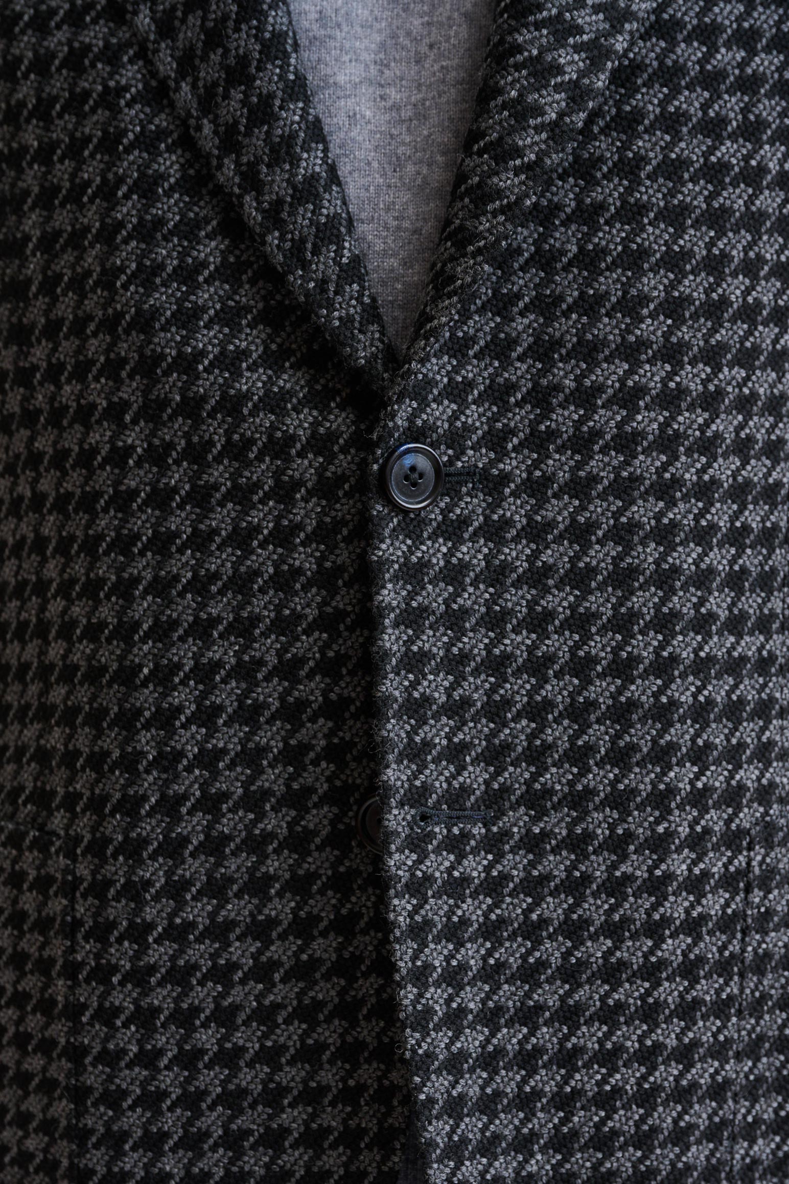 Black Check Wool Soho Jacket Trend - Image 5
