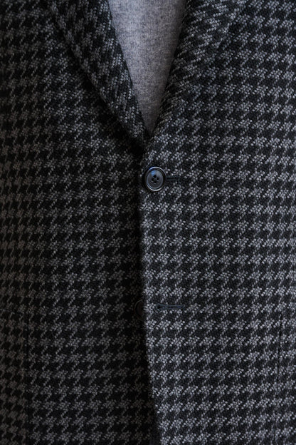 Black Check Wool Soho Jacket Trend - Image 5