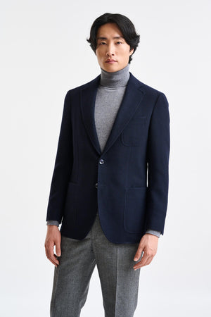 Blue Wool Soho Jacket Trend - Image 1