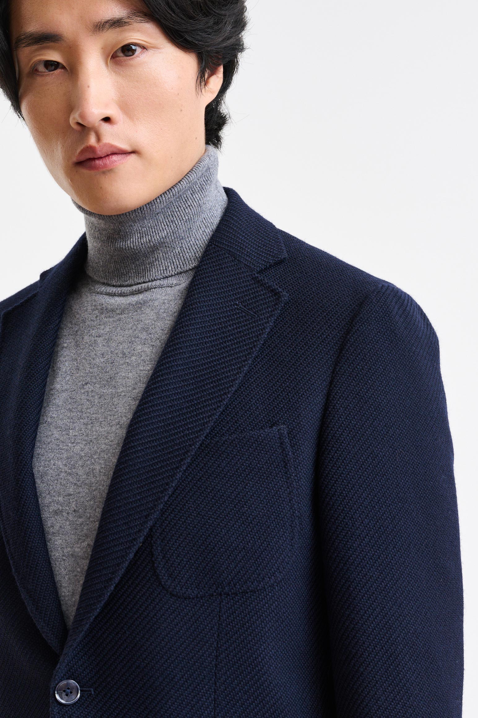 Blue Wool Soho Jacket Trend - Image 3