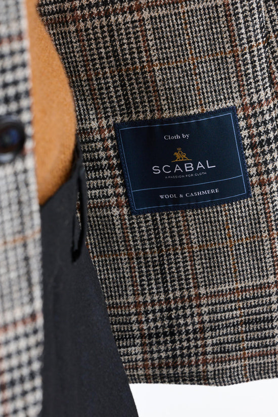 Black Wool & Cashmere Kenton Jacket Autumn Leaves - Image 6