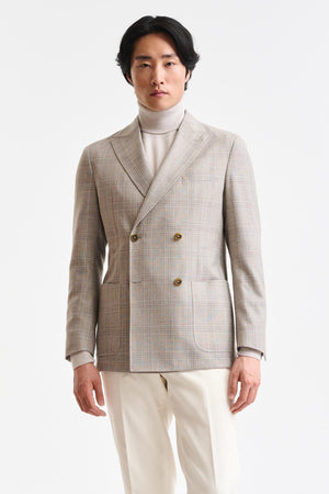 Light Beige Wool Super 100's Soho Jacket Freestyle - Image 1