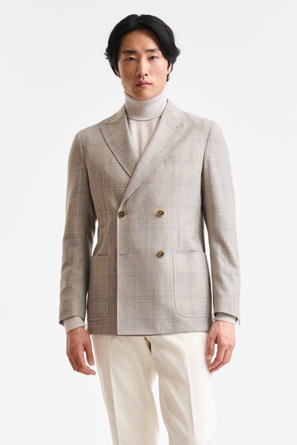 Light Beige Wool Super 100's Soho Jacket Freestyle - Image 1