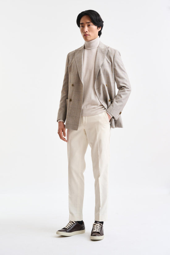 Light Beige Wool Super 100's Soho Jacket Freestyle - Image 2