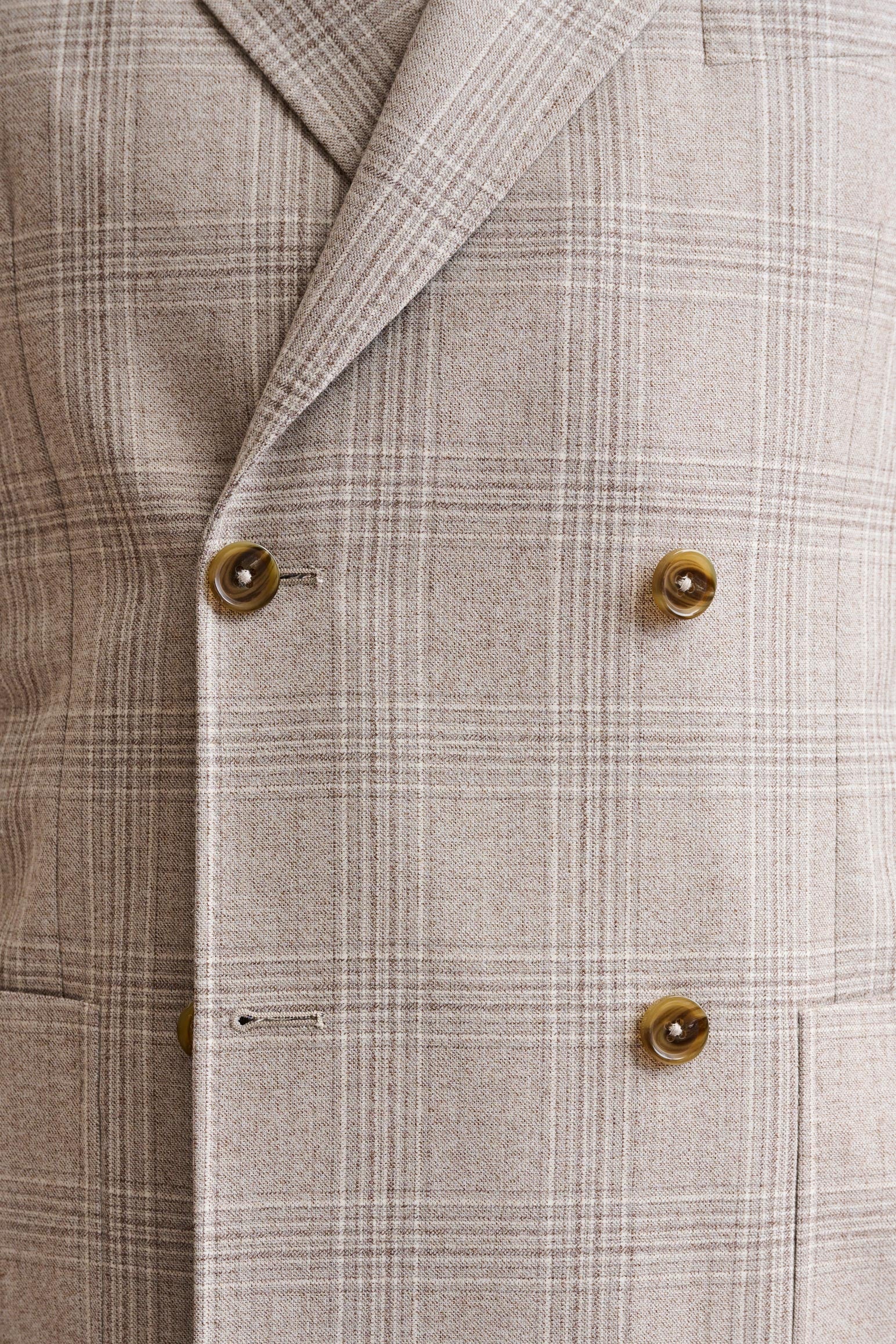 Light Beige Wool Super 100's Soho Jacket Freestyle - Image 5