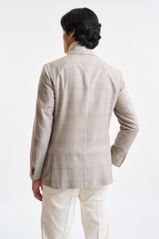 Light Beige Wool Super 100's Soho Jacket Freestyle - Image 6