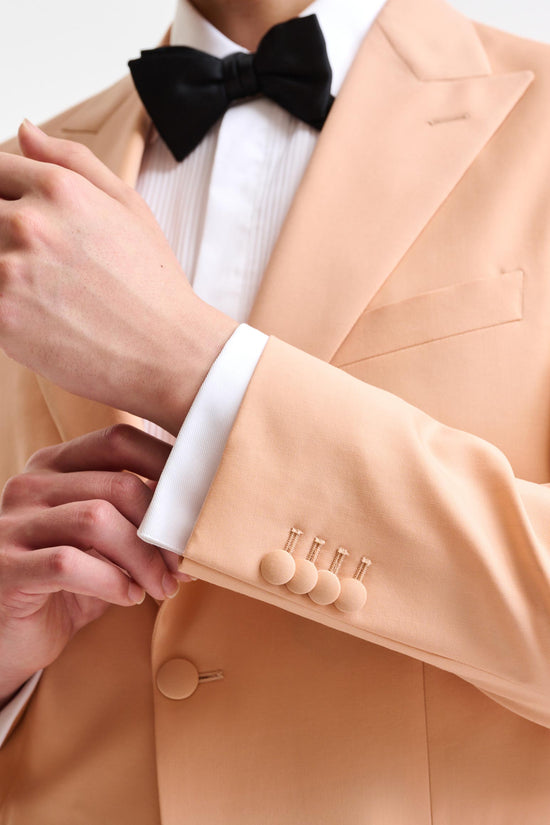 Light Pink Wool Super 100's Soho Tuxedo Freestyle - Image 3