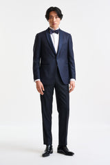Dark Blue Wool Super 100's Soho Tuxedo Freestyle - Image 2