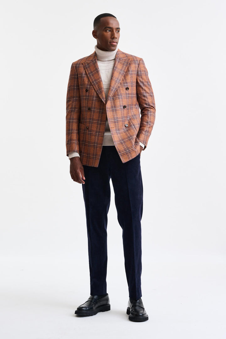 Medium Brown Wool & Linen Soho Jacket Trend - Image 2