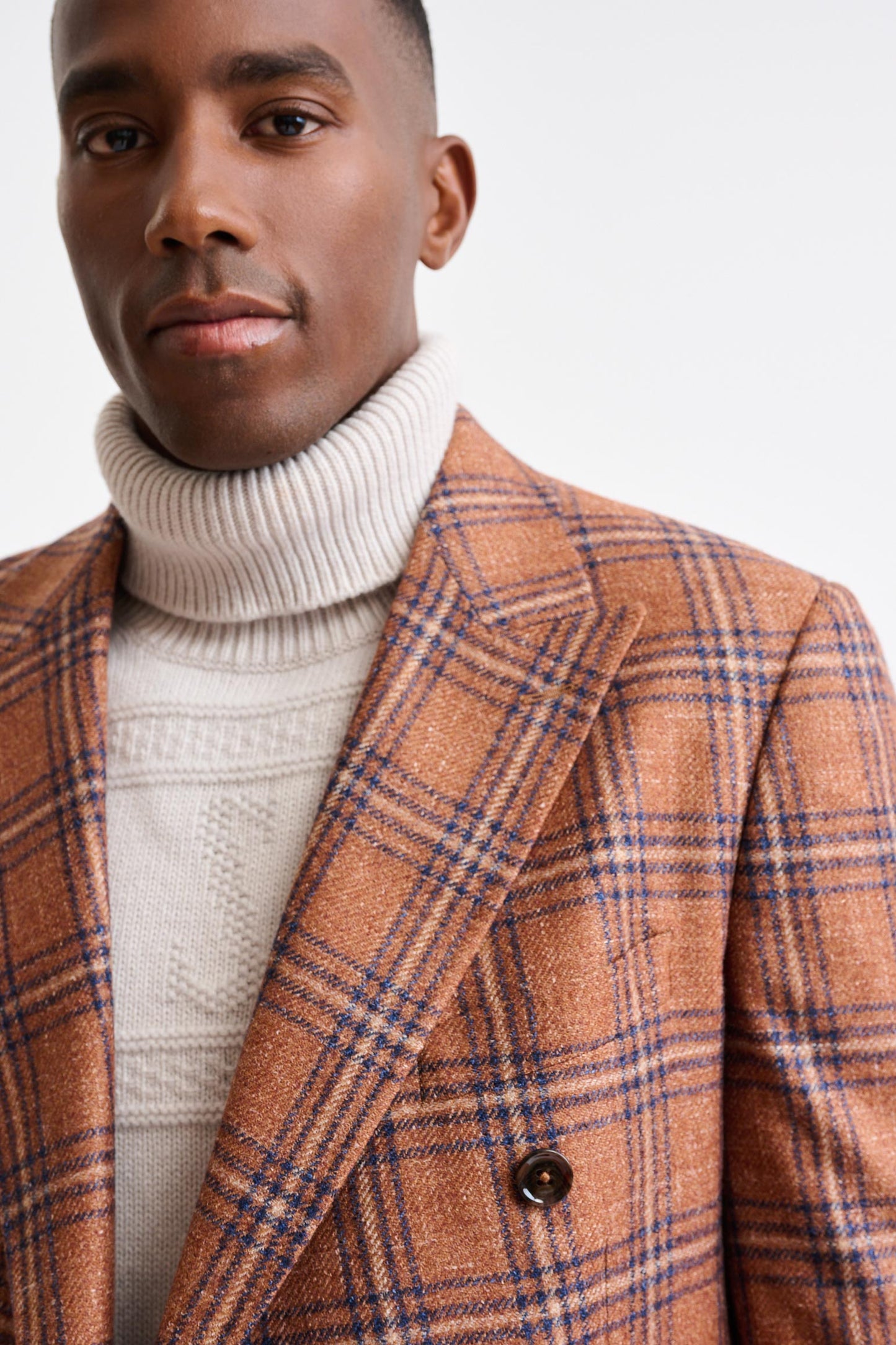 Medium Brown Wool & Linen Soho Jacket Trend - Image 3