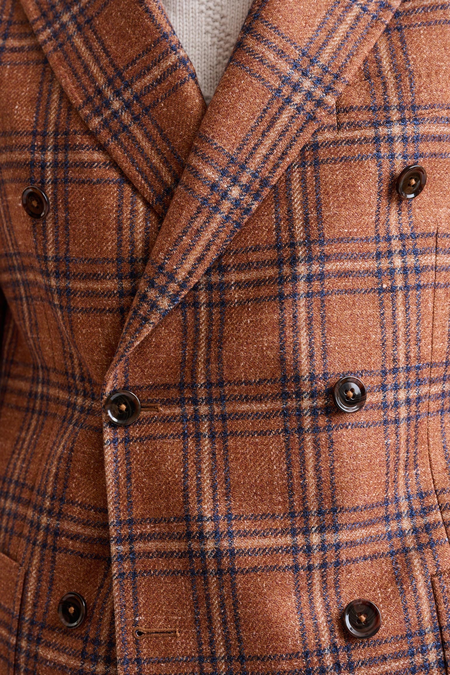 Medium Brown Wool & Linen Soho Jacket Trend - Image 5
