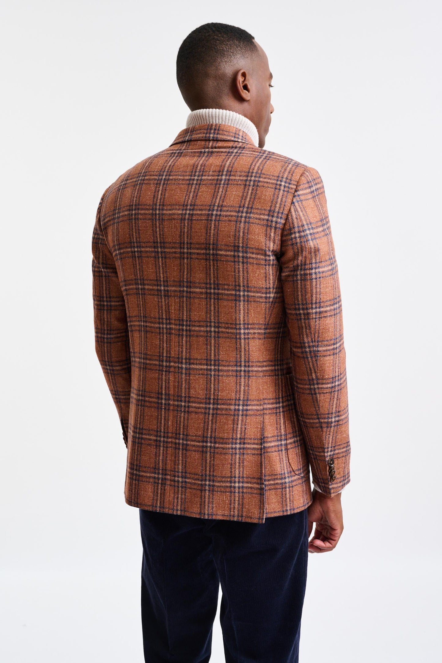 Medium Brown Wool & Linen Soho Jacket Trend - Image 7
