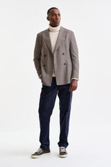 Medium Beige Wool Super 110's Soho Jacket Trend - Image 2