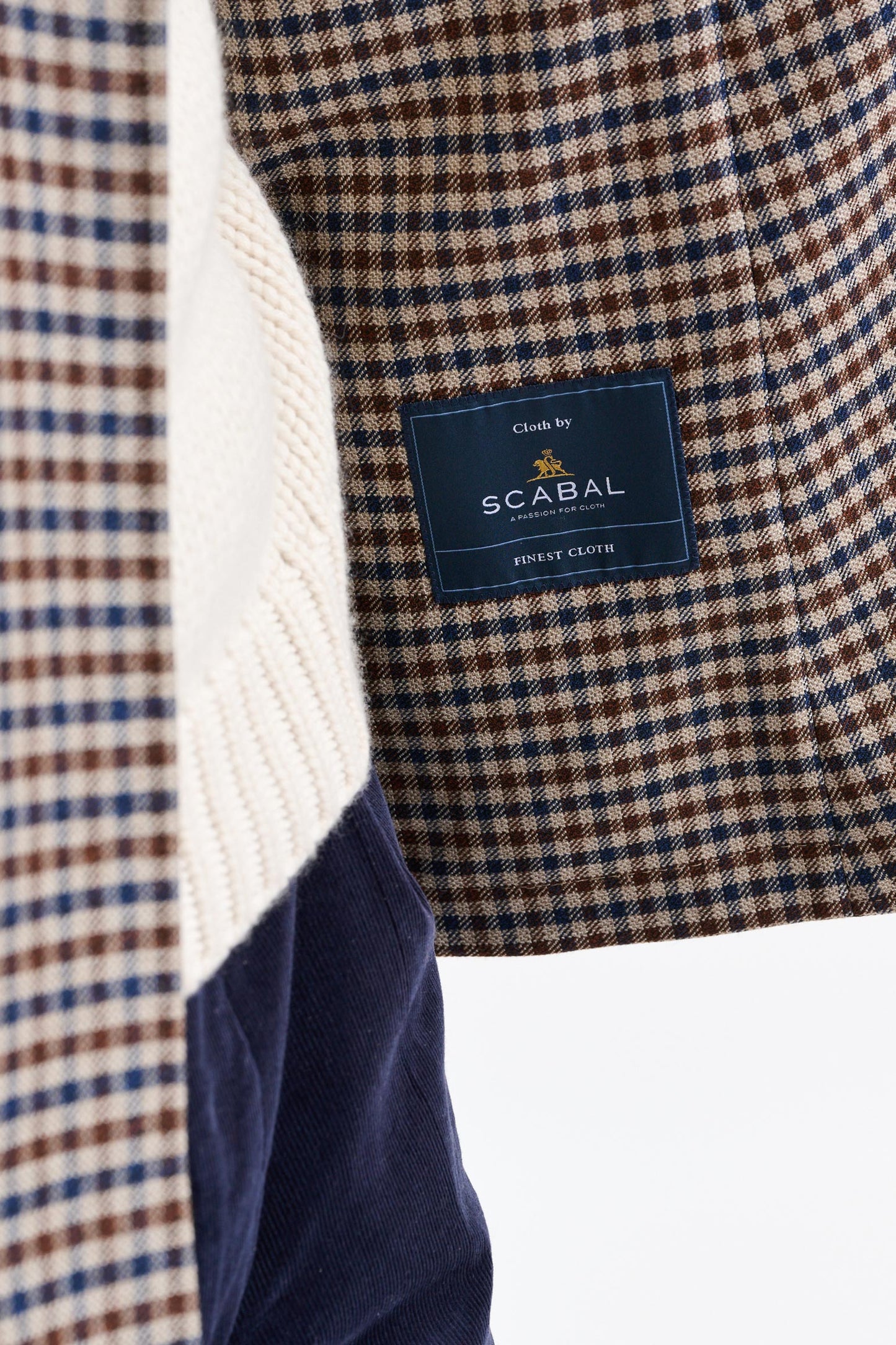 Medium Beige Wool Super 110's Soho Jacket Trend - Image 6