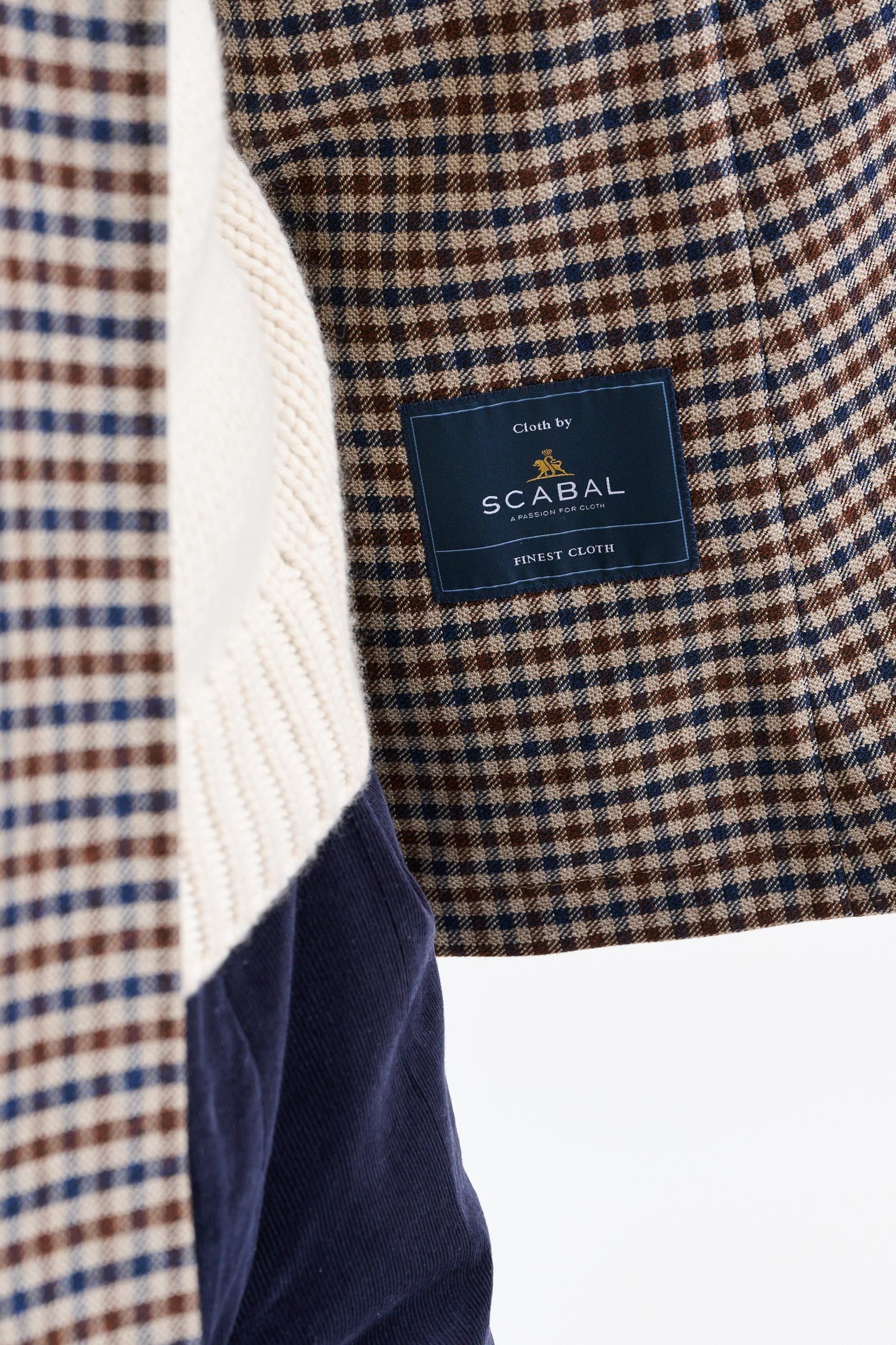 Medium Beige Wool Super 110's Soho Jacket Trend - Image 6