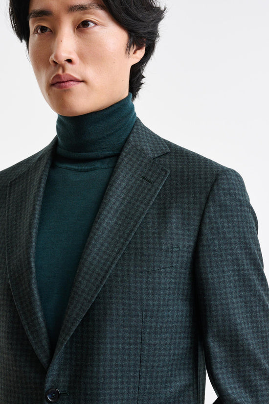 Dark Green Wool Soho Jacket Trend - Image 3