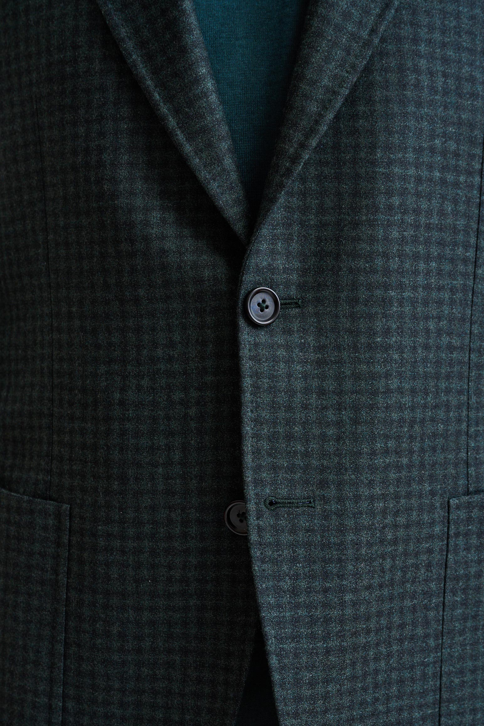 Dark Green Wool Soho Jacket Trend - Image 5