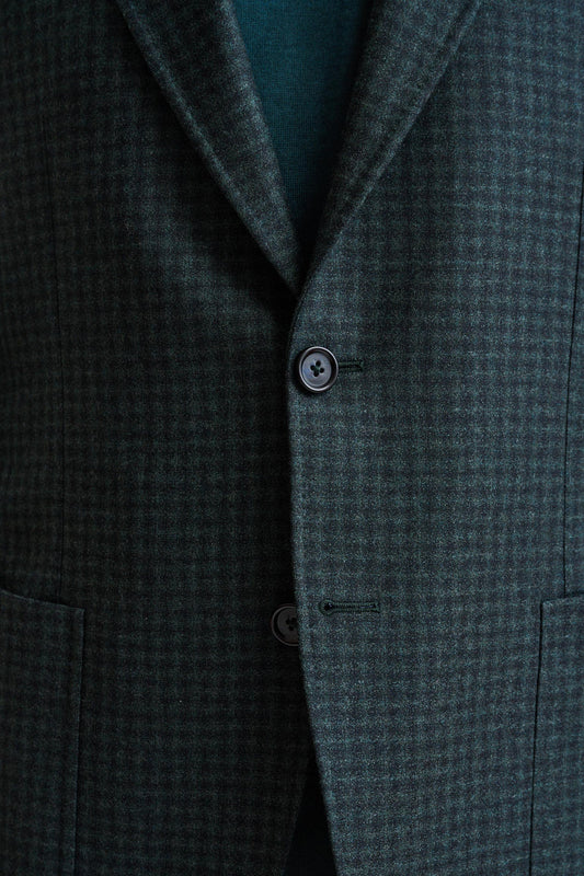 Dark Green Wool Soho Jacket Trend - Image 5