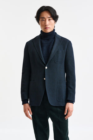 Dark Blue Wool Kenton Light Jacket Trend - Image 1