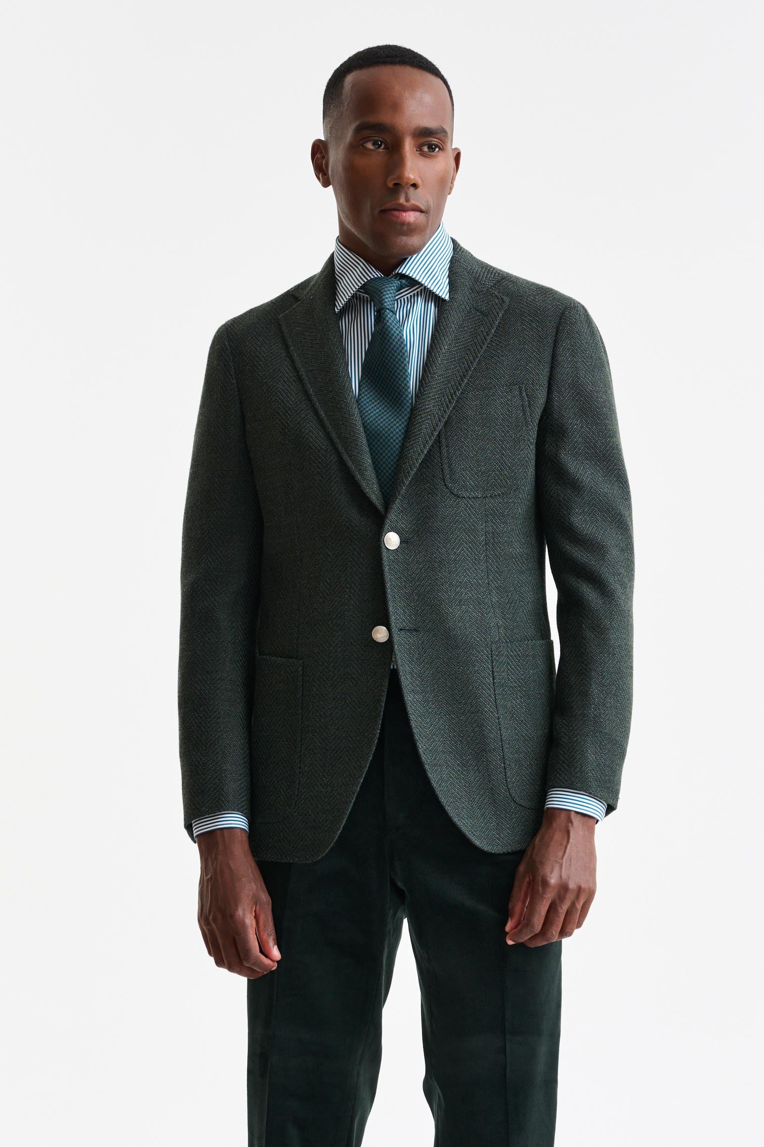 Dark Green Wool Kenton Jacket Trend - Image 1
